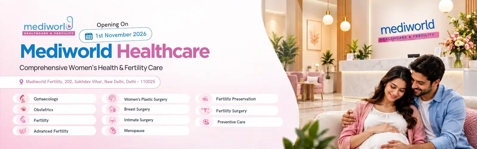 Mediworld Healthcare opening banner